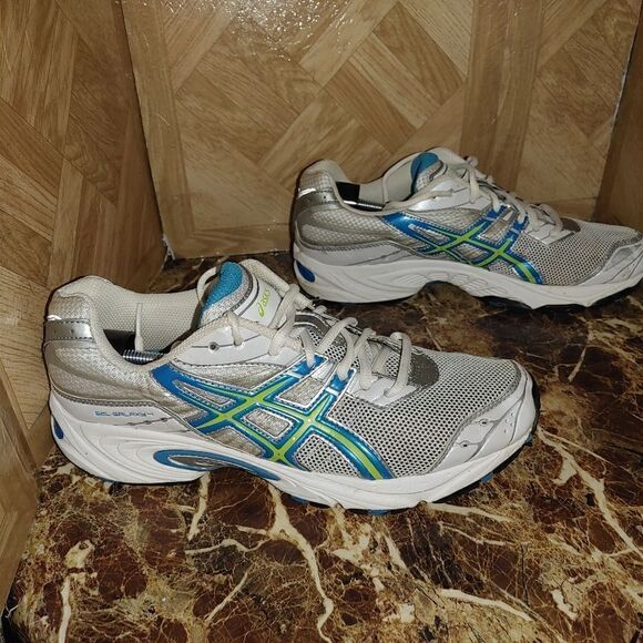 Asics women's Gel Galaxy 4 running shoes silver size 11 0183 - Picture 2 of 11